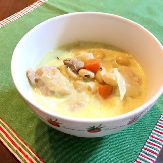 大豆の豆乳スープ